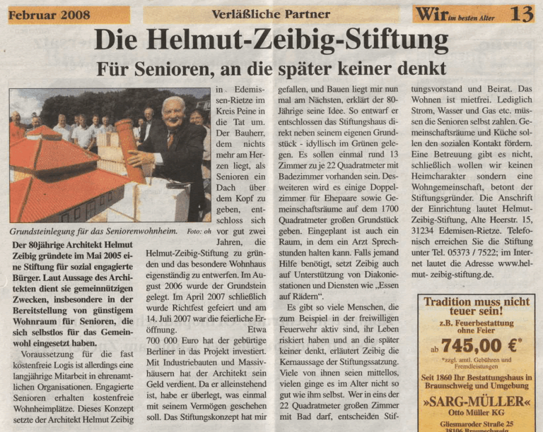 Die Helmut-Zeibig-Stiftung
