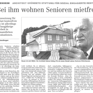 Bei Ihm wohnen Senioren mietfrei