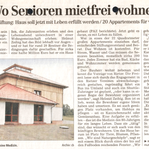 Wo Senioren mietfrei wohnen